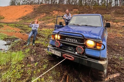 Off-Road Adventure in the Forest with Pick-Up from Riga