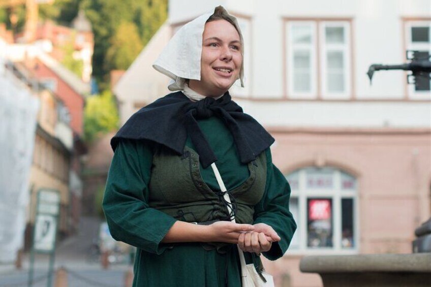 Scary tour with the executioner's daughter through Heidelberg's alleys