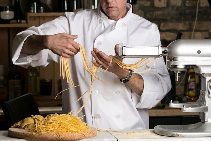Italian Pasta Making in San Francisco Includes 4 Course Meal