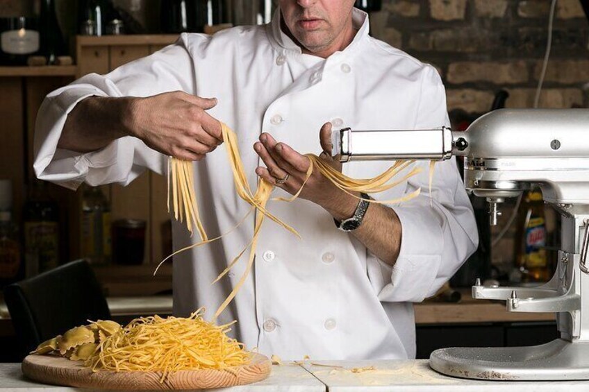 Italian Pasta Making in San Francisco Includes 4 Course Meal