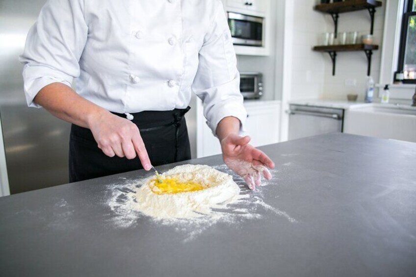 Italian Pasta Making in San Francisco Includes 4 Course Meal