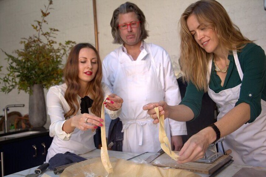 Italian Pasta Making in San Francisco Includes 4 Course Meal
