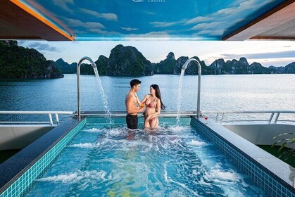 Halong Carnival Cruise: Caves, Kayaking Adventure & Local Cuisine