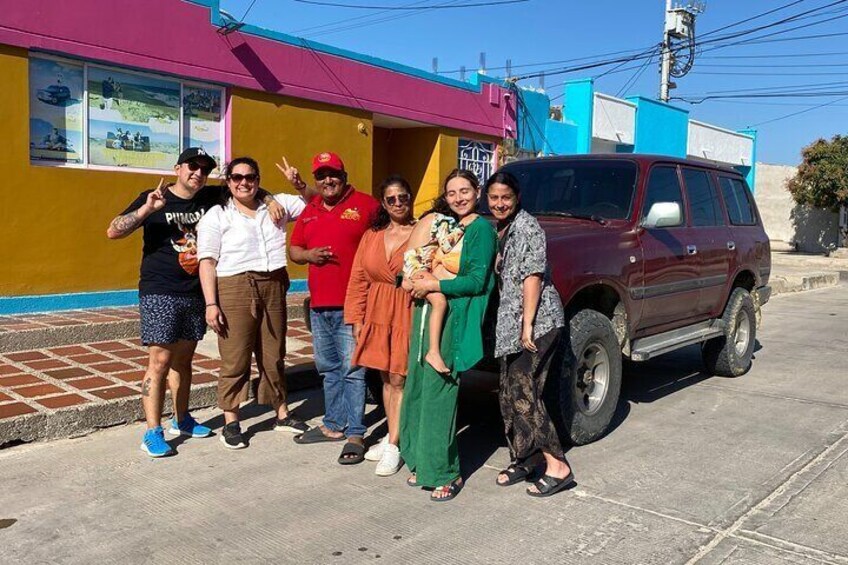 4x4 transportation outside the Riohacha office