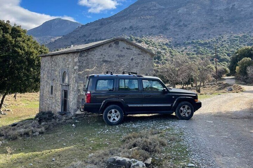 A refreshing stop during our tour.