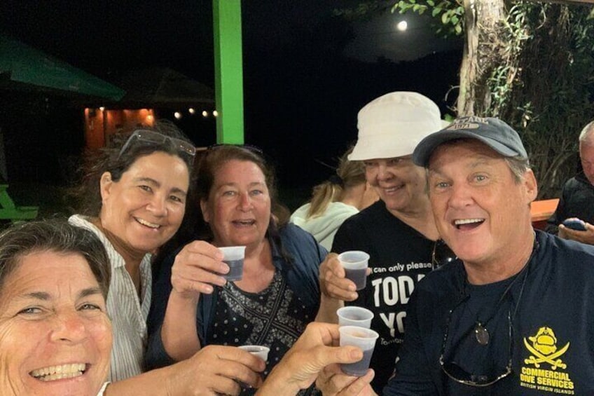 Mamajuana shots are a Caribbean brew known to cause fun!