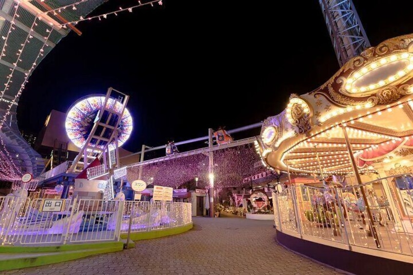 An enchanting amusement park in Asakusa featuring 18 attractions, lively festivals, and a variety of restaurants and cafés!