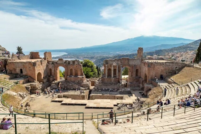 Taormina and Mount Etna 1900