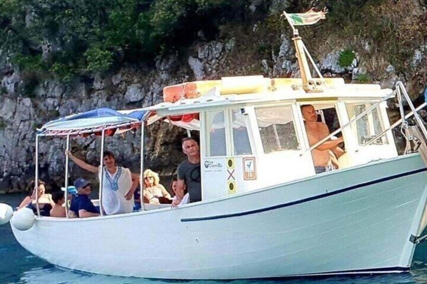 Camerota Boat Tour Exploring Baia Infreschi