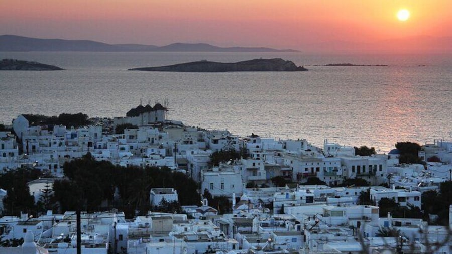 Mykonos Catamaran Sunset Cruise with Dinner on Board