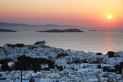 Mykonos Catamaran Sunset Cruise with Dinner on Board