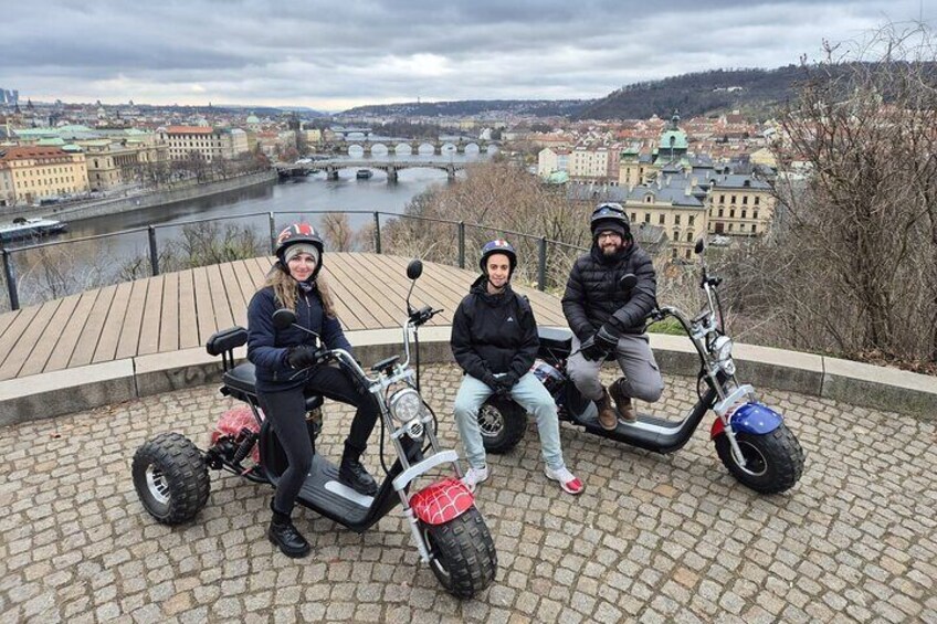 Prague Electric Trike Tour - Sightseeing, Viewpoints & Fun 