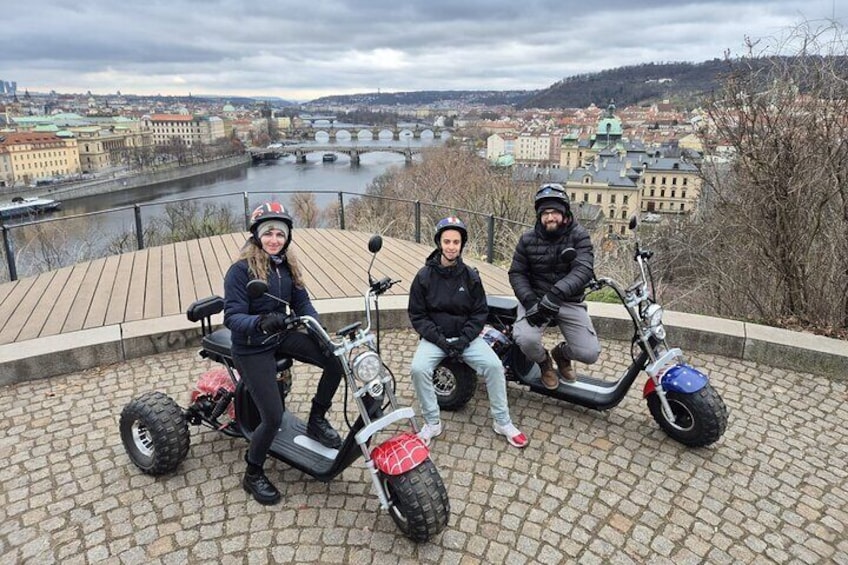 Prague Electric Trike Tour - Sightseeing, Viewpoints & Fun