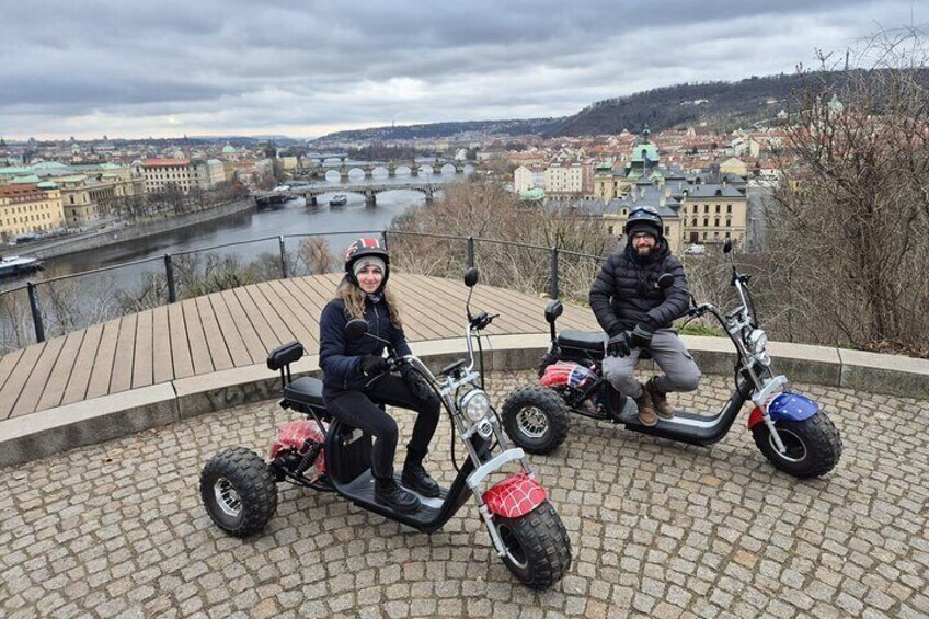 Prague Electric Trike Tour - Sightseeing, Viewpoints & Fun 