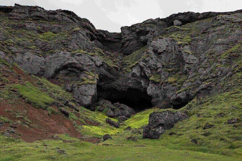 Small cave in the valley