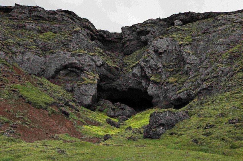 Small cave in the valley