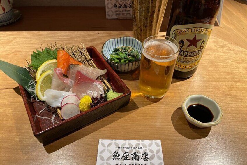 Osaka Old Town around Osaka Castle Izakaya Tour