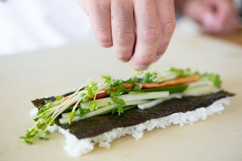 Sushi Making Cooking Class at a Local Tap Room in Austin
