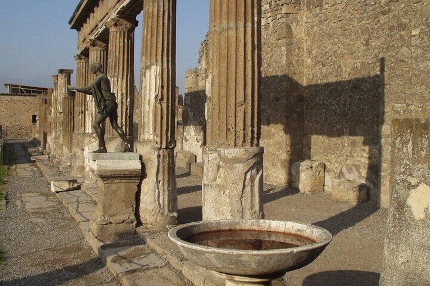 Tour from Naples Pompeii with MaxiMall Shopping