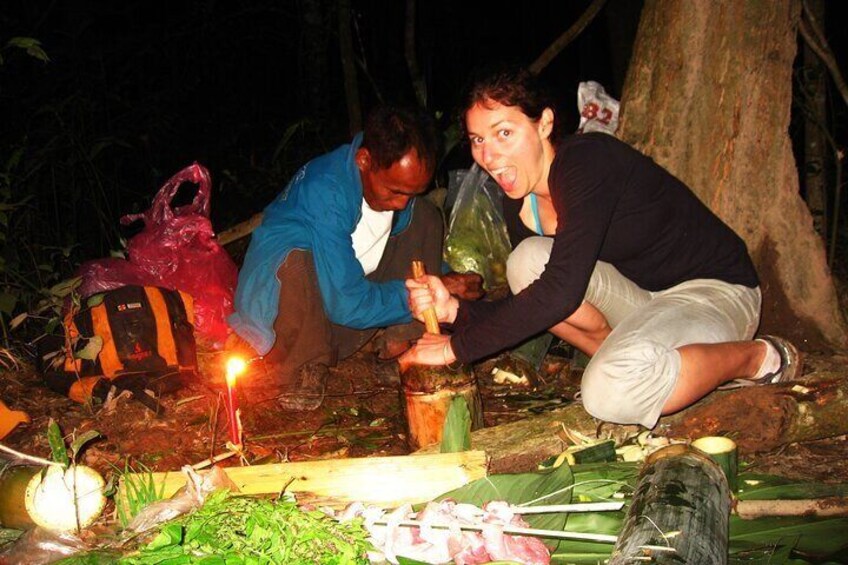 Cooking in the jungle