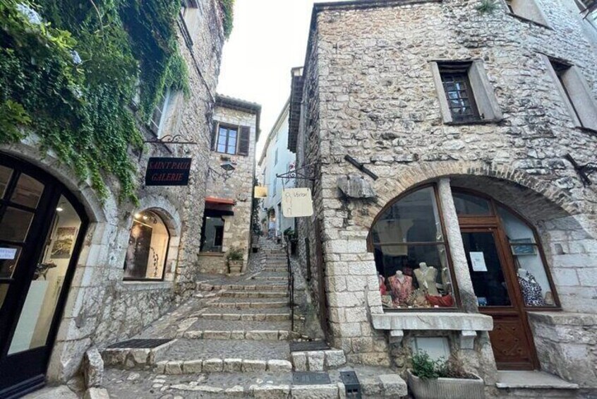 Medieval villages not far from Nice in the French Riviera France