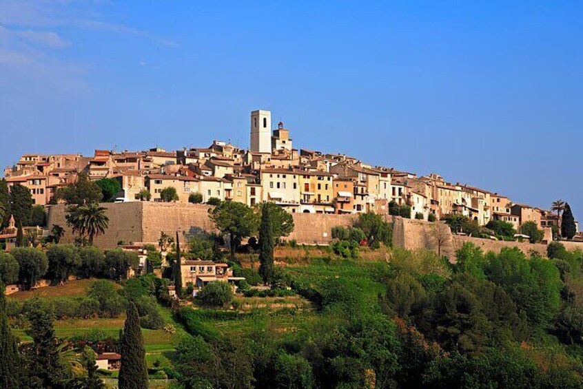 Medieval villages not far from Nice in the French Riviera France