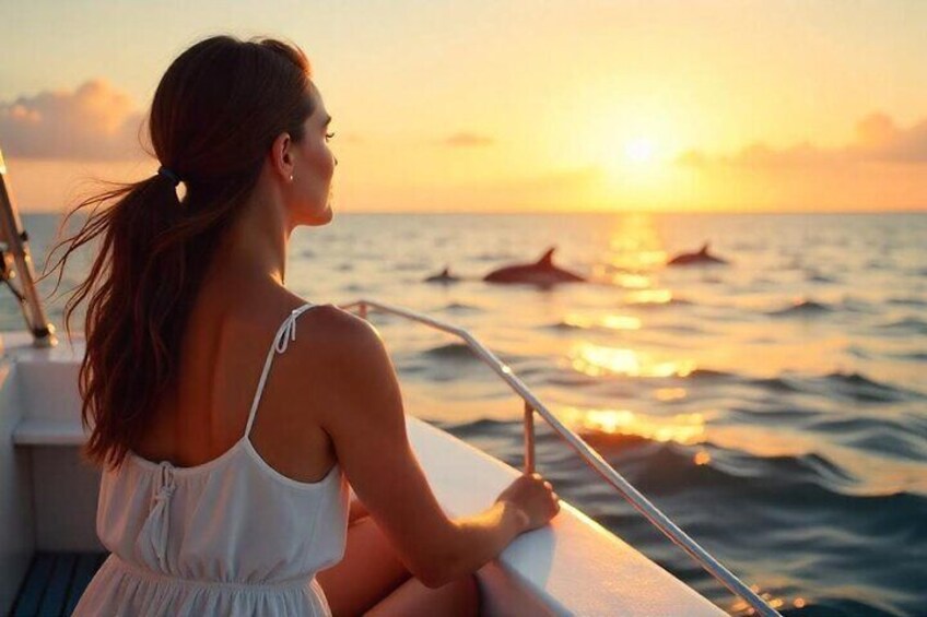 Hurghada Dolphin Watching and Snorkeling Adventure with Lunch