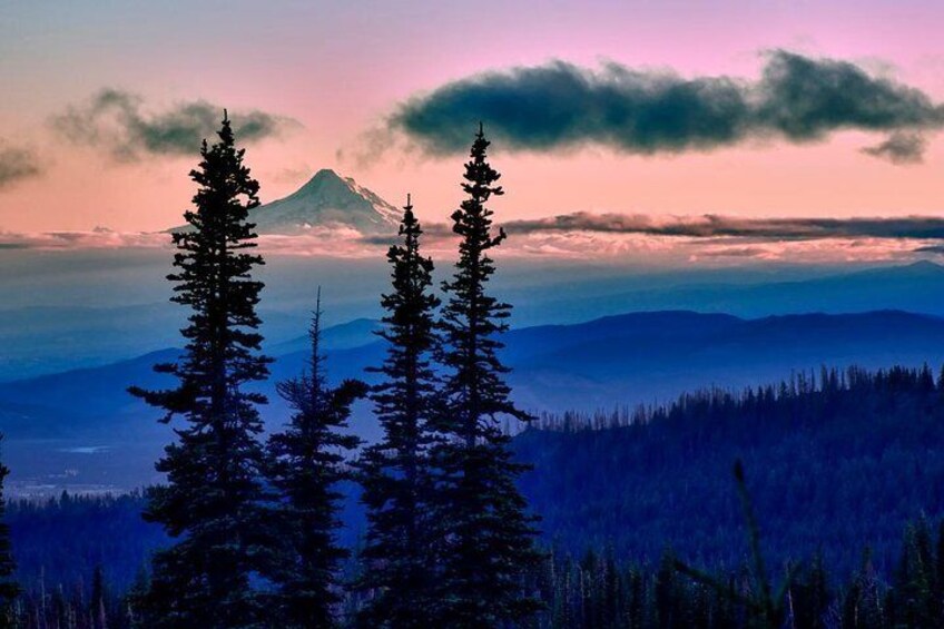 Big views of Mt. Hood.