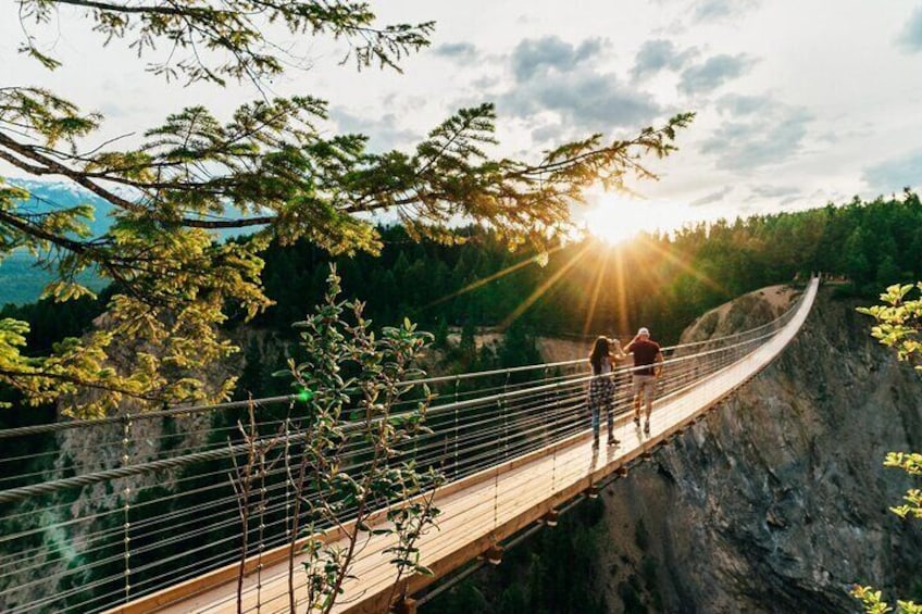 The highest suspension bridge Canada