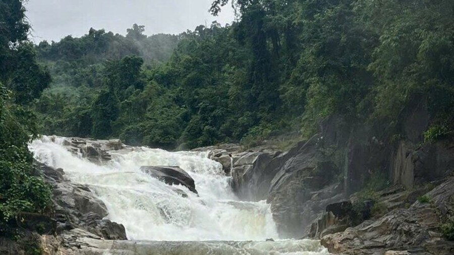 Waterfalls and Natural Hot Springs at YangBay