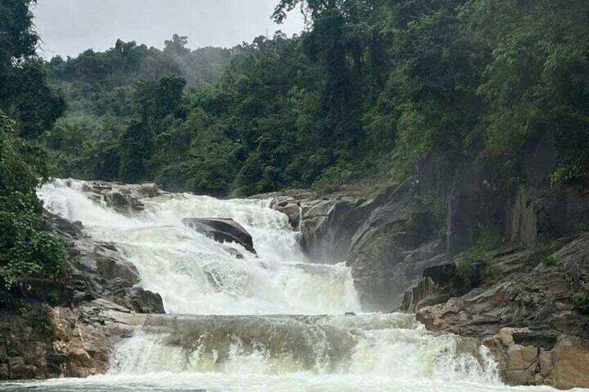 Waterfalls and Natural Hot Springs at YangBay