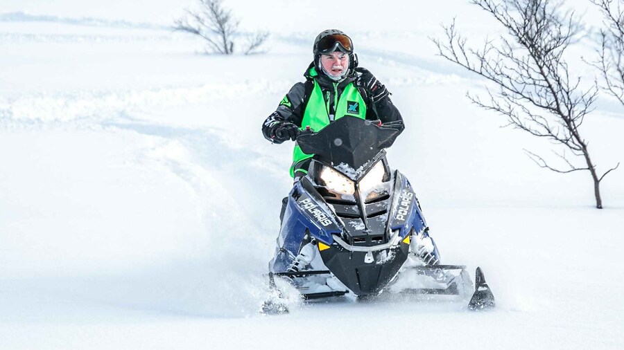 Lyngen: Snowmobile Safari with Lunch in seaside Restaurant