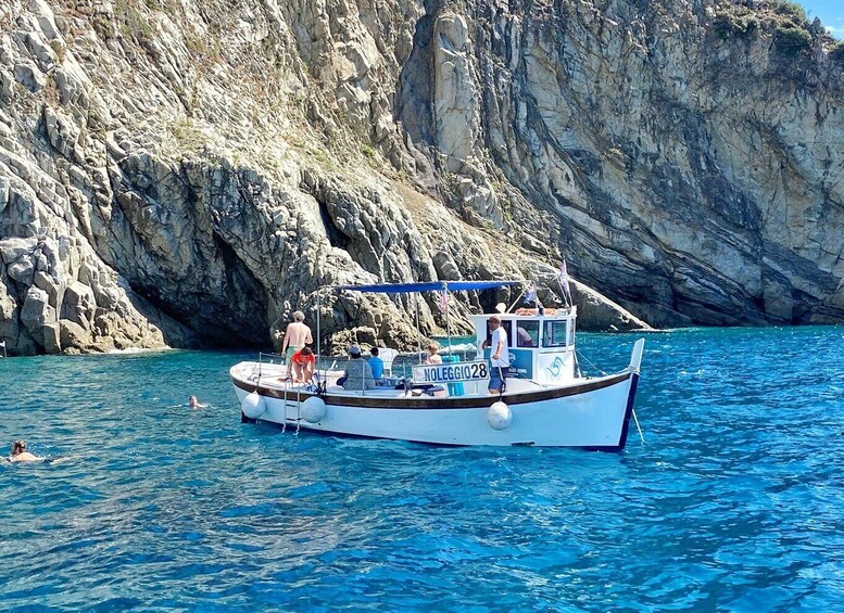 Picture 1 for Activity Cinque Terre boat tour with a traditional ligurian gozzo