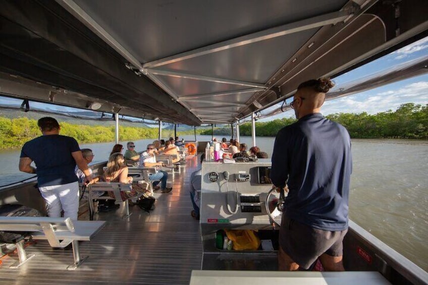 River Cruise from Cairns Marina on Trinity Inlet to start a cultural discovery.
