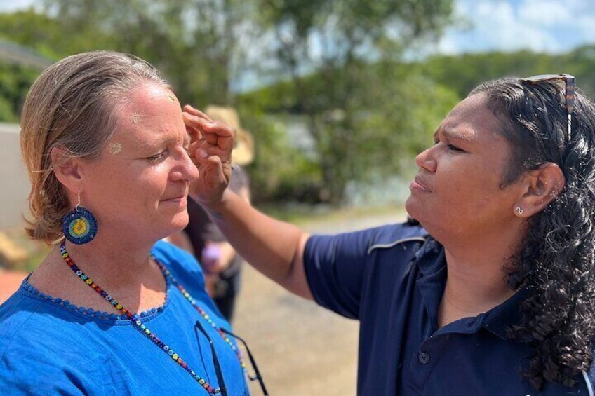 Womens traditional welcome to country