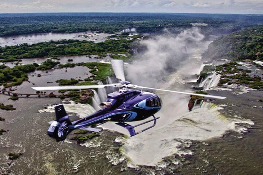 Helicopter Ride at Iguazu Falls