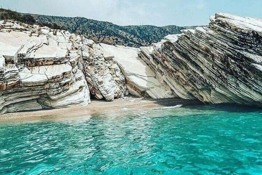 From Sarandë Boat Tour to Kroreza Beach with Snorkeling