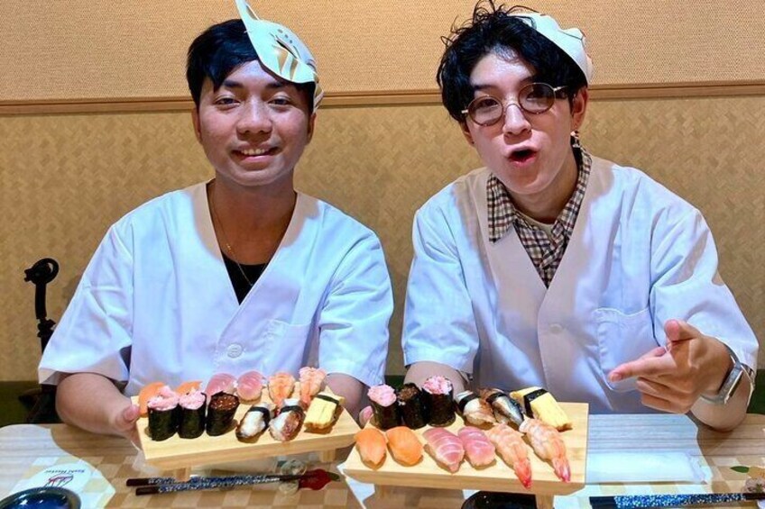 Sushi Making Experience in Namba Osaka
