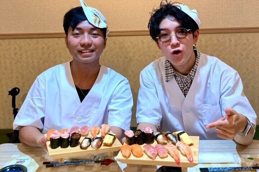 Sushi Making Experience in Namba Osaka