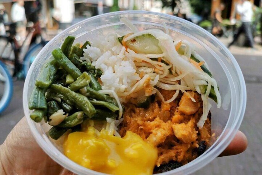 Suriname food - taste Amsterdam ethnic food influences - must try!