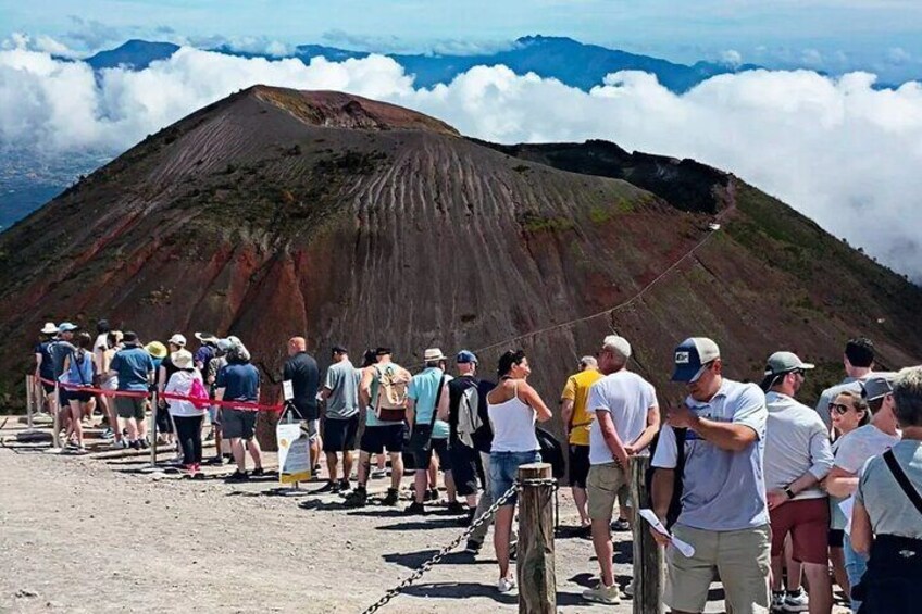 From Pompeii: Vesuvius Excursion, Ticket and Transport included