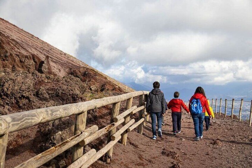 From Pompeii: Vesuvius Excursion, Ticket and Transport included