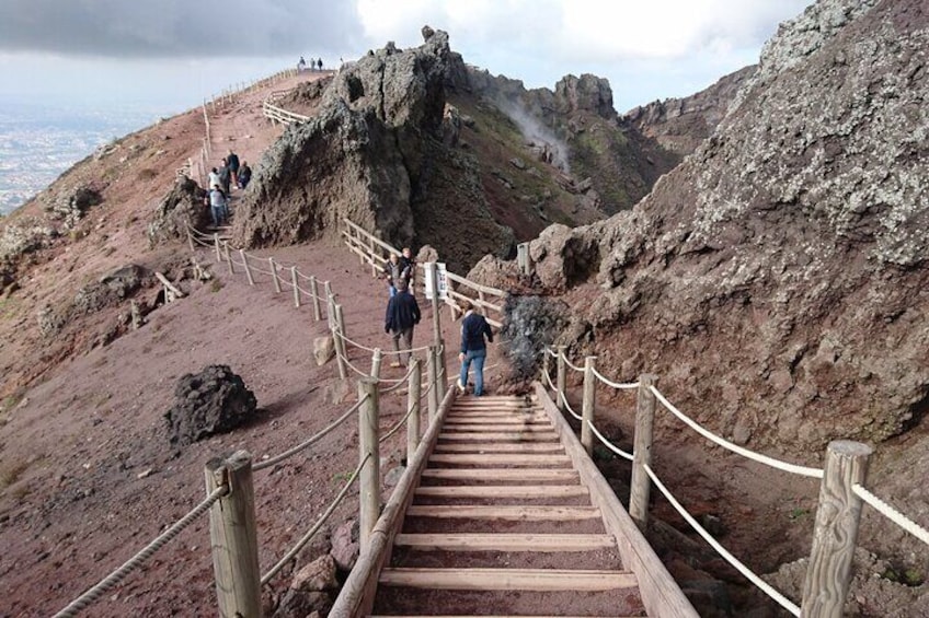 From Pompeii: Vesuvius Excursion, Ticket and Transport included