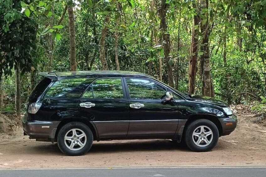 SUV car with 4 seats