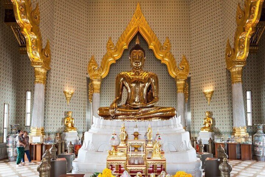 Bangkok Wat Ratchanatdaram Golden Mount and Wat Trai Mit