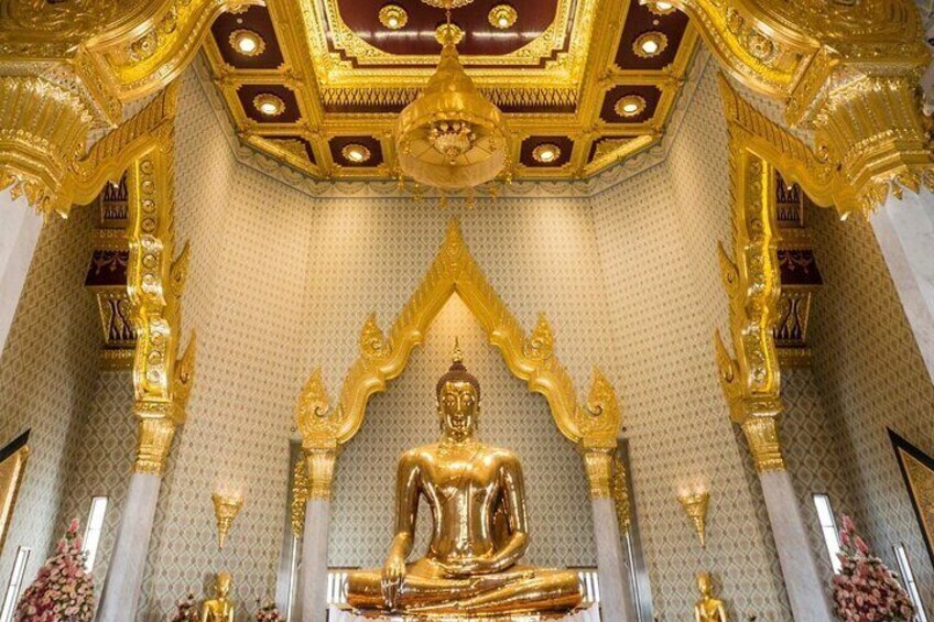 Bangkok Wat Ratchanatdaram Golden Mount and Wat Trai Mit