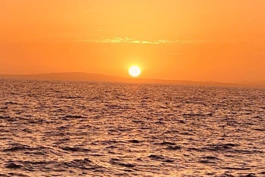 Sunset Boat Tour on Es Trenc Beach