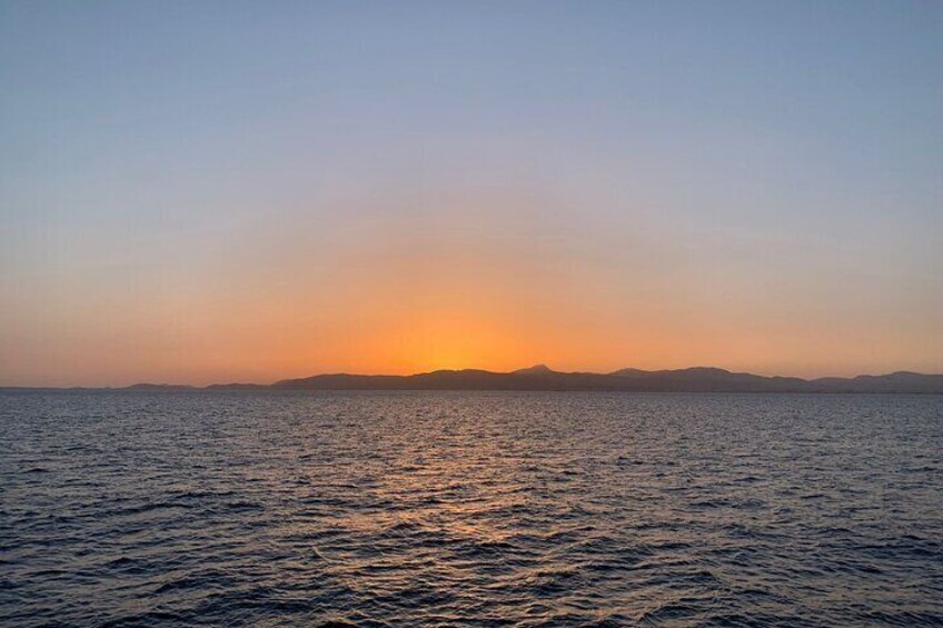 Sunset Boat Tour on Es Trenc Beach