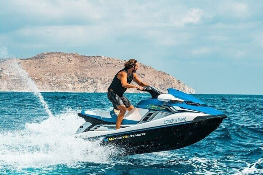 Mykonos Jet Ski Adventure in Super Paradise Bay