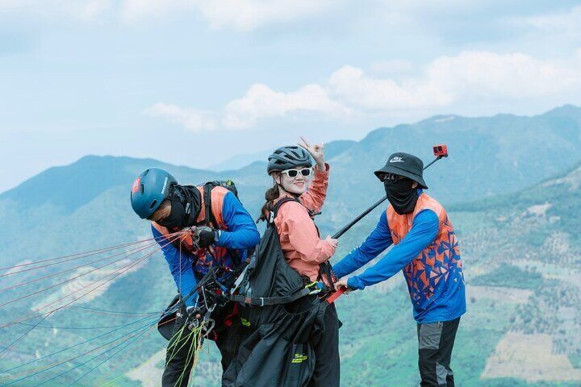 Ready for paragliding